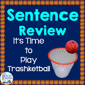Preview of Sentences Types, Sentence Structures, Sentence Problems Review Game - Road Trip