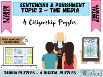 Preview of Sentencing, Punishment and the media - Digital Tarsia Puzzle
