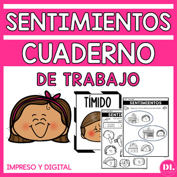 Preview of Sentimientos | Cuaderno de Trabajo | Feelings Spanish Workbook