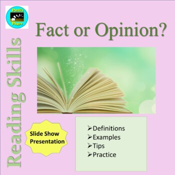 Preview of Reading Skills: Fact or Opinion? Distance Learning