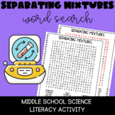 Separating Mixtures Word Search