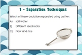 Separation Techniques Task Cards