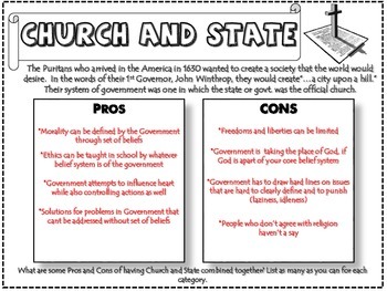 separation of church and state research paper