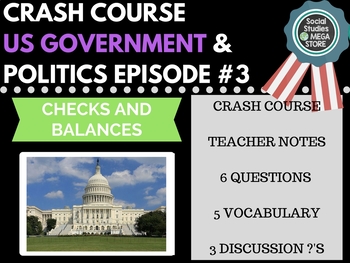 Preview of Separation of Powers & Checks & Balances: Crash Course Government & Politics #3