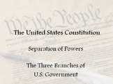 Separation of Powers - The Three Branches of the U.S. Government