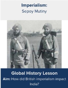 Preview of Sepoy Mutiny DBQ