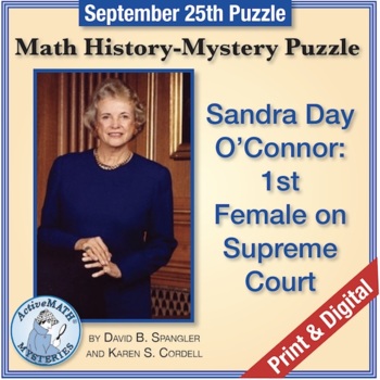 Preview of Sept. 25 Math & Supreme Court Puzzle: Sandra Day O’Connor | Daily Mixed Review