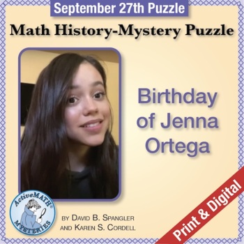Preview of Sept. 27 Math & Entertainer Puzzle: Jenna Ortega | Daily Mixed Review