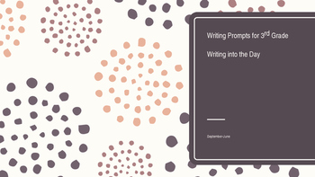 Preview of Sept-June Daily Writing Notebook prompts