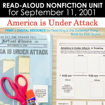 Preview of September 11, 2001 Read-Aloud Nonfiction Unit: America is Under Attack