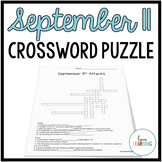 September 11 Attacks Crossword Puzzle Activity