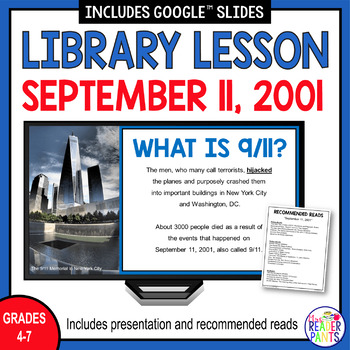 Preview of September 11 Library Lesson - World Trade Center - 9/11 Memorial