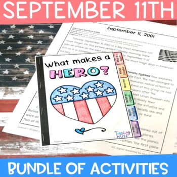Preview of September 11 Lesson Patriot Day Activities