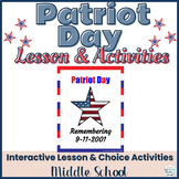 September 11 Patriot Day Lesson & Activities for Middle School