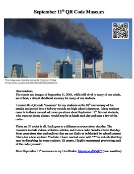 Preview of QR Code Museum for September 11, 2001