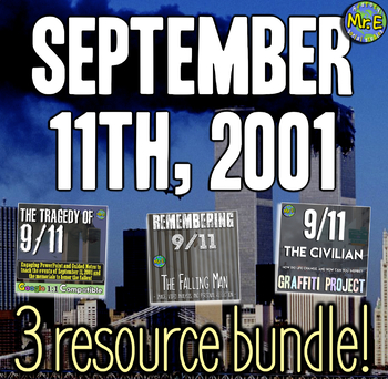 Preview of September 11 Terrorist Attacks Bundle: 3 Resources for the Tragedy of 9 11