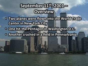 9/11 - September 11th PowerPoint Presentation | TpT