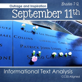 Preview of September 11th Activity: Inspiring Students through Informational Text