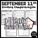 September 11th Attacks Informational Text Reading Comprehe