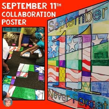 Preview of September 11th Collaboration Poster (Patriot Day, September 11, 9/11)
