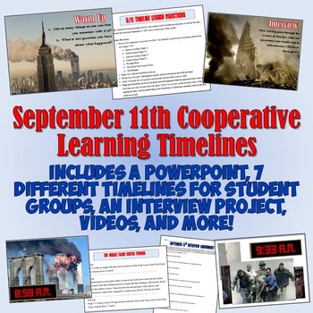 Preview of September 11th Cooperative Learning Timelines Lesson