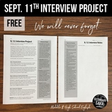 FREE September 11th Interview Project: Writing & Research 