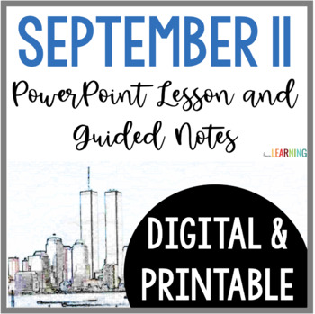 Preview of September 11th Lesson and Google Slides™ Notes: Patriot Day, 9 11 Activity