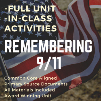 Preview of September 11th Lessons, How 9/11 Changed Us: Complete September 11 Unit Plan