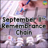 September 11th Remembrance Chain for Patriot Day Activity