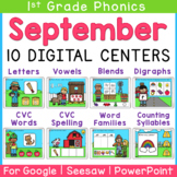 September 1st Grade DIGITAL Phonics Centers | Google | See