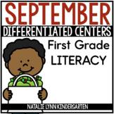 September 1st Grade Literacy Centers | Differentiated Centers
