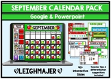 September 2023 Google and PowerPoint Digital Calendar/Morn