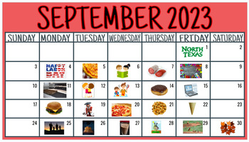 September 2023 National Day Calendar by KillionCreations TPT