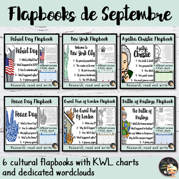 Preview of September Activities - Cultural Flapbooks Bundle