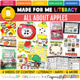 September: All About Apples (Activities for First Day/ Week of School SPED)