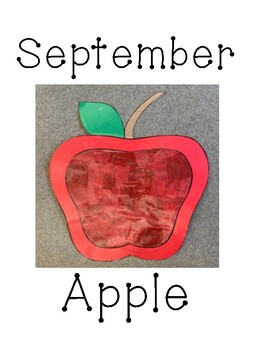 Stained Glass Apple Craft + Free Template