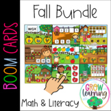 September BOOM Cards™️ Fall BUNDLE for Pre-K Math and Lite