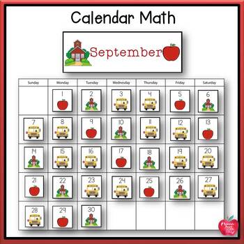 Preview of September Calendar Cards