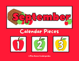 September Calendar Pattern Pieces