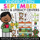 September Centers for Kindergarten | Low Prep Math & Liter