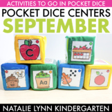 September Pocket Dice Centers | Kindergarten Math & Litera