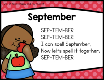 SEPTEMBER MORNING MEETING CALENDAR AND CIRCLE TIME RESOURCES | TpT