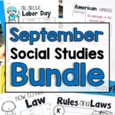 September  "Click-and-Print" Social Studies Bundle
