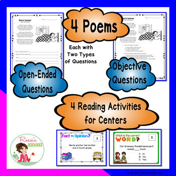Reading Comprehension Passages and Questions / September ...