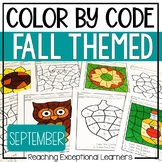 September Color by Code