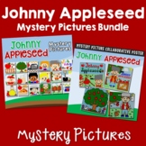 September Coloring Page Activity Puzzle, Johnny Appleseed 