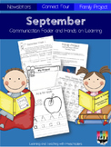 September Communication Folder and Homework Packet