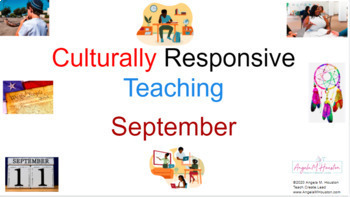 Preview of September: Culturally Relevant Teaching Activities