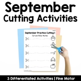 September Cutting Pages | Fine Motor Tubs | Morning Work
