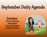 September Daily Agenda